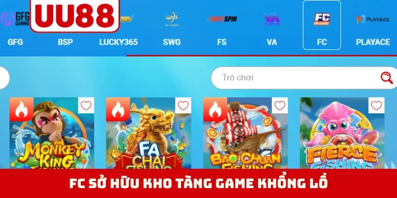 FC sở hữu kho tàng game khổng lồ