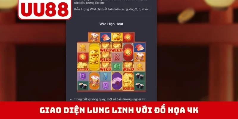 Giao diện lung linh với đồ hoạ 4K