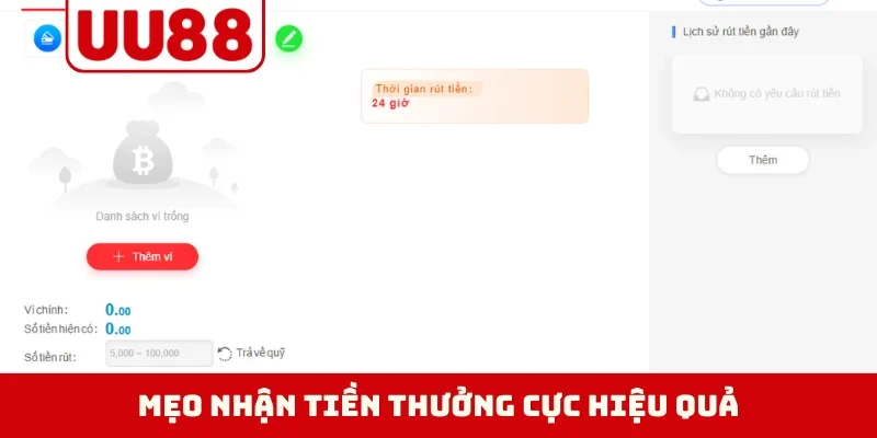 Mẹo nhận tiền thưởng cực hiệu quả