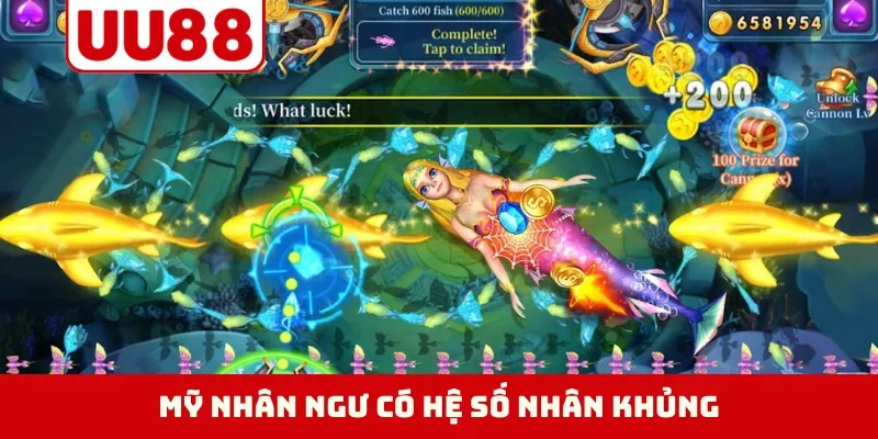 Mỹ nhân ngư có hệ số nhân khủng