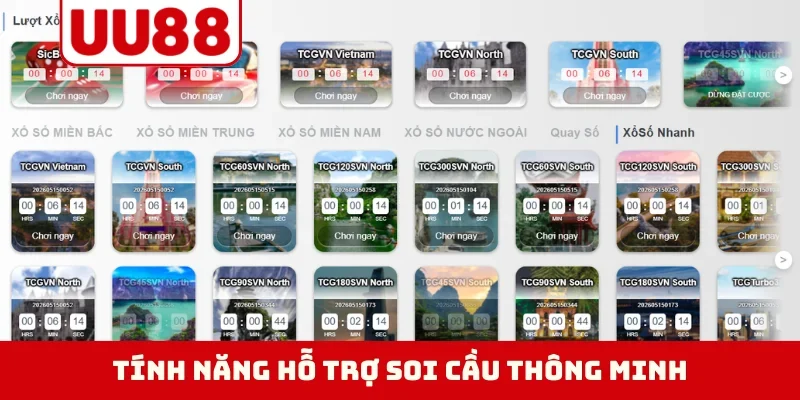 Tính năng hỗ trợ soi cầu thông minh